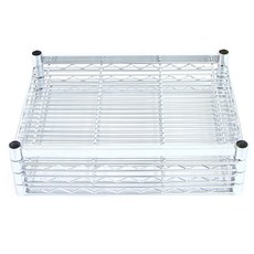 Corak Korea工業用金屬架 390*600 3入+角鐵 600 2入, 鉻（銀）