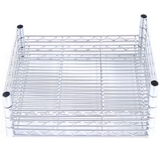 Corak Korea工業用金屬架 450*450 3入+SF支架 450 3入, 鉻（銀）