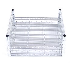 Corak Korea工業用金屬架 450*600 3入+SF支架 450 4入, 鉻（銀）