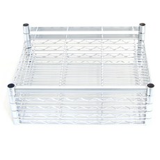 Corak Korea工業用金屬架 350*600 4入+角鐵 600 3入, 鉻（銀）