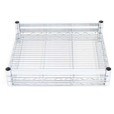 Corak Korea工業用金屬架 390*600 2入+角鐵 600 3入, 鉻（銀）