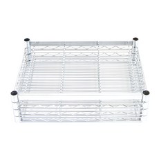 Corak Korea工業用金屬架 450*600 3入+角鐵管 600 2入, 鉻（銀）