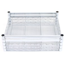 Corak Korea工業用金屬架 390*600 3入+角鐵 600 4入, 鉻（銀）