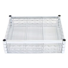 Corak Korea工業用金屬架 350*600 3入+角鐵 600 2入, 鉻（銀）
