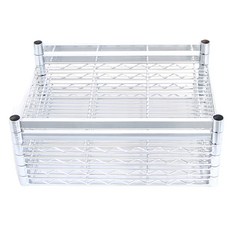 Corak Korea工業用金屬架 390*600 4入+角鐵 600 4入, 鉻（銀）