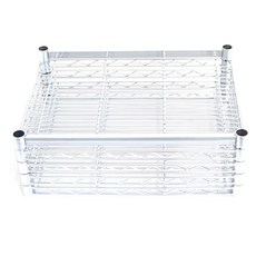 Corak Korea工業用金屬架 390*600 4入+角鐵 600 2入, 鉻（銀）