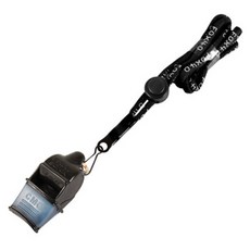 FOX Sonic Blast Whistle with String 9203, 黑色 (0008), 1個