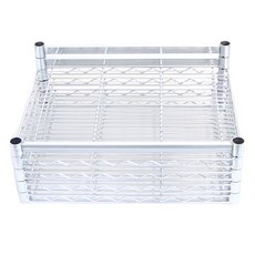 Corak Korea工業用金屬架 390*600 4入+角鐵 600 3入, 鉻（銀）