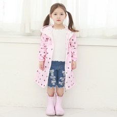 bebe chouette 孩童印花連帽雨衣