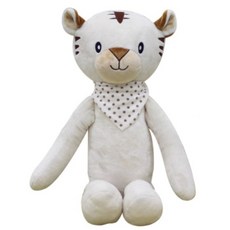 CONY BABY 老虎安撫娃娃, 象牙白(圍巾隨機出貨)