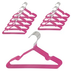 兒童防滑衣架, 粉色的, 100件