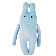 Hongdaesunhuisyap 兔子玩偶身體枕頭 598, 藍色