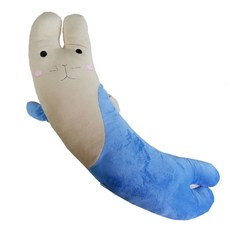 Sunheeshop 兔子造型抱枕, 藍色