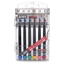 아넥스 정밀 미니 드라이버 6종세트 930, 혼합 색상