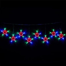 星星造型LED串燈組, 混合顏色