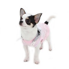 ITS DOG 小銀絲帶連帽衫, 粉色的