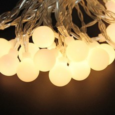 나이스LED LED건전지트리 앵두전구, LED40구 건전지앵두전구 |웜화이트|, 1개