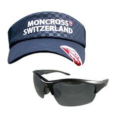 Monk Cross釣魚遮陽帽 海軍藍 MC-101+SHANGHAN OPTICS太陽眼鏡 Inner Black Brown Gold Coating SH7046, 1套