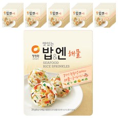 청정원 맛있는밥 & 엔 해물, 24g, 40개