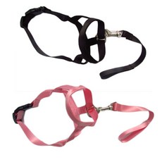 펫나인 강아지 나일론 심플 입마개 L, 블랙, 핑크, 2개