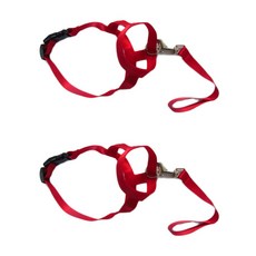 Petnine 狗狗尼龍簡約嘴套 L, 紅色, 2個