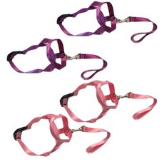 Pet Nine 狗狗尼龍簡易口套 L 紫色 2入 + 粉紅色 2入, 混合顏色, 1套