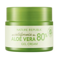 NATURE REPUBLIC 加州蘆薈 80% 凝膠霜, 50ml, 1入