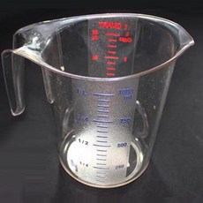 顏色分級 PC 衛生量杯 4L 聚碳酸酯, 透明