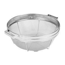 HK 寬框細網漏勺半篩Φ350x140（帶手柄）