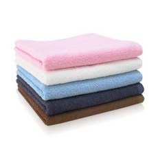 Songwol 松月 現代浴巾 棉紗, 白色, 2個