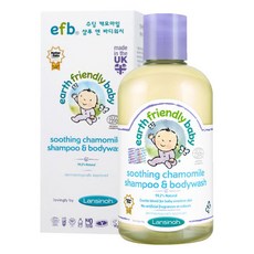 earth friendly baby 洋甘菊舒緩洗髮沐浴乳, 250ml, 1瓶