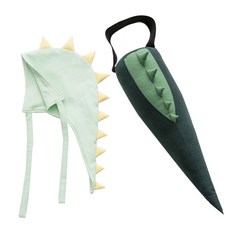 恐龍造型帽子&尾巴打版圖紙 P932, 混色, 1個