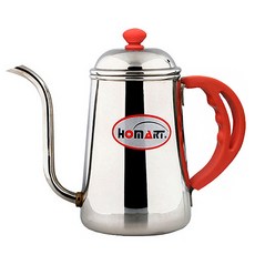 HOMART 手滴水壺矽膠手柄 8807 700ml, 紅色, 1入