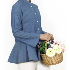 패턴인 여성 블라우스 패턴시트 P428, 혼합색상, 1개