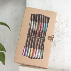 Houjix Moco刺繡線彩虹20色套組, 混色