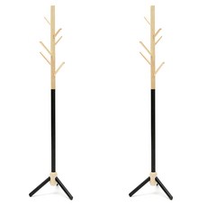 하우스레시피 스탠드 행거트리 S 2p, 블랙