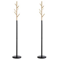 하우스레시피 스탠드 행거트리 L 2p, 블랙