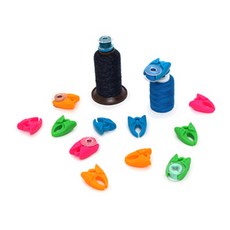 HAPPY BEARS 彩虹梭芯夾 縫紉機配件, 1套, 混合顏色