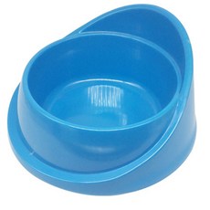 바이셀 반려견 식기 컬러멜라민 대, 블루, 1개