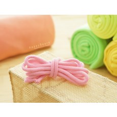 코하스아이디 러블리 둥근스트링 장식끈 폭 0.6cm, 핑크, 3팩