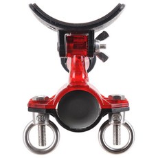 釣魚Korain肘部超輕多蓋淡水使用, 黑+紅, 1個