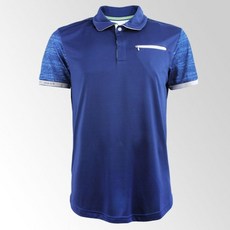 [LOTTOSPORT] MULTI線條Poli Spun PK T恤 / IQBM-TSP43_NV 100 NV(海軍藍)