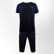 로또 남성용 썸머 7부 트레이닝 상하의 세트 LSBM-TSR03-NV