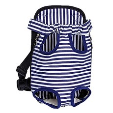 바이셀 반려견 메쉬포대기 슬링백, 마린스트라이프, 1개