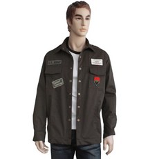 男士襯衫版型圖 P605, 混合顏色, 1個