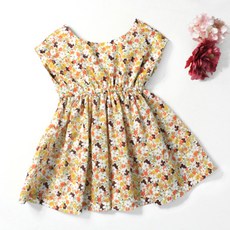 패턴인 아동 원피스 패턴시트 P343, 혼합색상, 1개