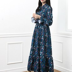 圖案女式民族風長裙圖案片 P858, 混色, 1個