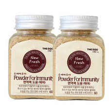 더독 강아지 수제파우더 영양제, 면역/항산화, 2개, 60g