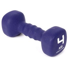 아이워너 네오프렌 미용 아령 네이비, 4kg, 1개