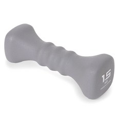 아이워너 네오프렌 컬러 아령 그레이, 1.5kg, 1개